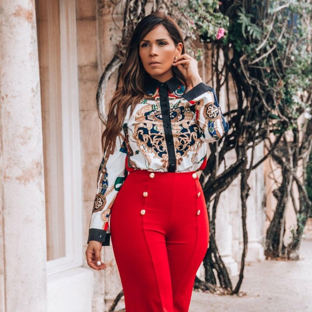 FABRIZZIO SOPHISTICATED MULTICOLOR PRINT LONG SLEEVES SHIRT